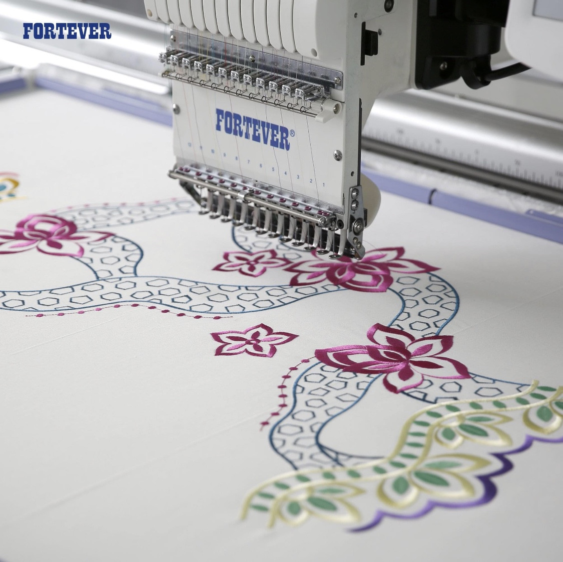 Buy Fortever Automatic Computerized Embroidery Machine Ft-700*1200mm ...