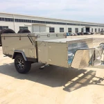 Forward folding and slide out bed camper trailers LH-QF-08C
