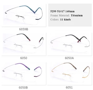 Frameless Special quality high titanium optics eyewear frame optical glasses Eyeglasses Frames