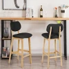 Free sample leather abs acrylic rubber ring Bar stool chair china supplier for pub modern bar chair with cheap price