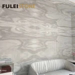 Free Samples High Polished Natural White Cloudy Misty Marble Tiles and Slabs