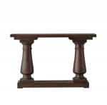 French style balustrade wood handcrafted console table