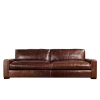 French style maxwell classic leather hotel chesterfield sofa