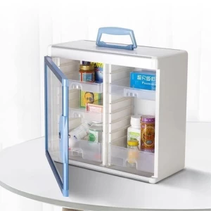 Full Medical Plastic Multi-function  Medicine  Storage Box Organizer Box