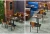 Import Full Set Hotel Furniture Coffee Shop Milk Tea Shop Tea Restaurant Dining Room Table And Chairs Set from China