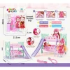 Funny girls gifts doll bedding playing house plastic baby furniture toys