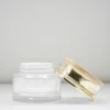 50g 50ml Gold Cap Face Cream canning glass jars with lids glass jar skincare glass jar with lid and box