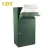 Import Galvanized steel outdoor lockable powder coating parcel drop box post mounted/brick in, multi color option from China