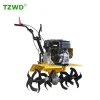 Garden green machine power tiller cultivator / hand tractor with ridger