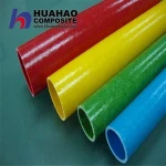 Gfrp epoxy tubes High Strength Durable Surface Fiberglass Mat UV Resistant will not rot or break