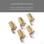 Import Gold Silver Nail Art Aluminum Form Reusable Extension Manicure Tool Nail Forms from China
