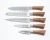 Import good quality 6pcs stainless steel kitchen knife set with gift box packing from China
