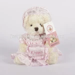 great quality products Healthy&Super Fabric Realistic Modeling Soft Girl plush bears with clothing
