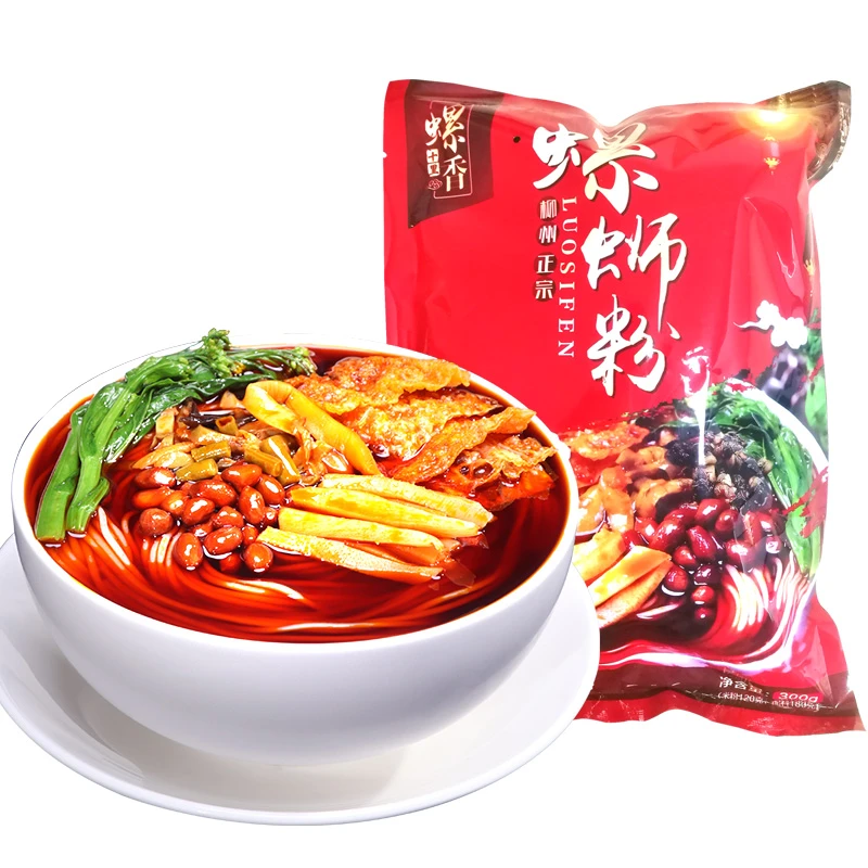Guangxi characteristic boiled delicious rice noodles, traditional snacks, instant noodles, luosifen