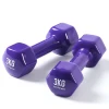 Gym fitness commercial dumbbell  hammer strength pu dumbbell