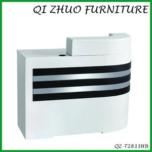 Hair salon furniture reception desk for sale QZ-T2833HB