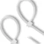 Import Hampool Good Quality White 2.3*60MM Customized Durable Self-locking Nylon Cable Tie from China
