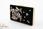 Hand made Luxury diamond evening bags classic rhinestone clutch bags for lady wedding