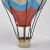 Import Handmade metal mini hot air balloon model for decorative items, steel Christmas ornaments, ceiling design from China