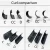 Import handmade private label super dark black matte fluffy volume cashmere lash tray custom wholesale vendors from China