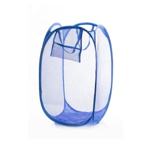 Handy Mesh Popup Laundry Hamper Foldable Portable Dirty Clothes Basket Hamper for Bedroom Kids Room College Dormitory and Travel