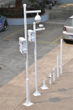 Harwell CCTV Outdoor Security Monitoring Steel Post Galvanized Surveillance Camera Pole