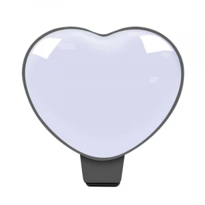 Heart Ring Light Rechargeable Portable Mobile Phone Photographic LED Selfie Light RK47s
