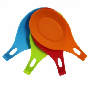 Heat Resistant Kitchen Utensils High Quality Food Grade Silicone Spoon Holder Rest