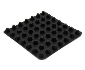 height single side hdpe protection composite drain drainage board