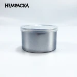 HEMPACKA  Empty Metal Round Paint Can With Lever Lid Weed Tin Can Manufacturer In Bulk
