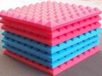 High Density Black pyramid sound absorbing foam/acoustic panels,noise canceling sponge