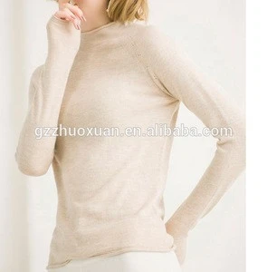 high neck scarf collar sweaters