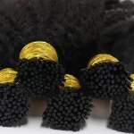 High Quality 4S Yaki Straight I Tips Human Hair Vendor Micro Links Tip Virgin I Tip Raw Indian Human Hair Extensions