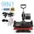 Import High Quality 9 in 1 Combo 3d Small Mug Industrial Grade Tshirt Printing Heat Press Machine from China