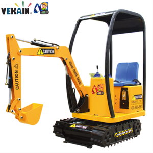 High quality amusement park equipment coin operated kids toy excavator