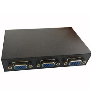 High quality best price black 2 port 2 input 1 output VGA switch black