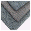 High Quality Blue Polyester Wool Suiting Eyelet Textile Novelty Woven Tweed Fabric With Sequins