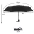 Import High Quality Chinese Supplier auto open Black advertising unbrella 3 folding umbrella from China
