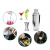 Import high quality Cocktail Shaker Bar Set 750ml 6pcs chip Stainless Steel cocktail shaker set from China
