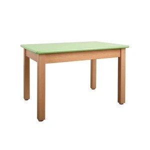 High Quality Colourful Beech Wood Kids Study Table Children Furniture