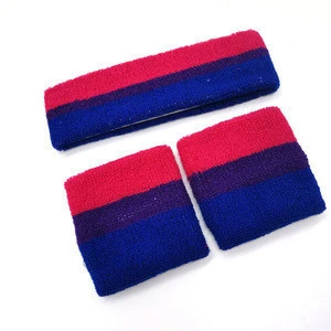 High Quality Designer Premium Sports Elastic Non-Slip Sweatband Headband Custom