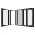 High quality double track aluminum frame with vertical sliding glass Windows up and down