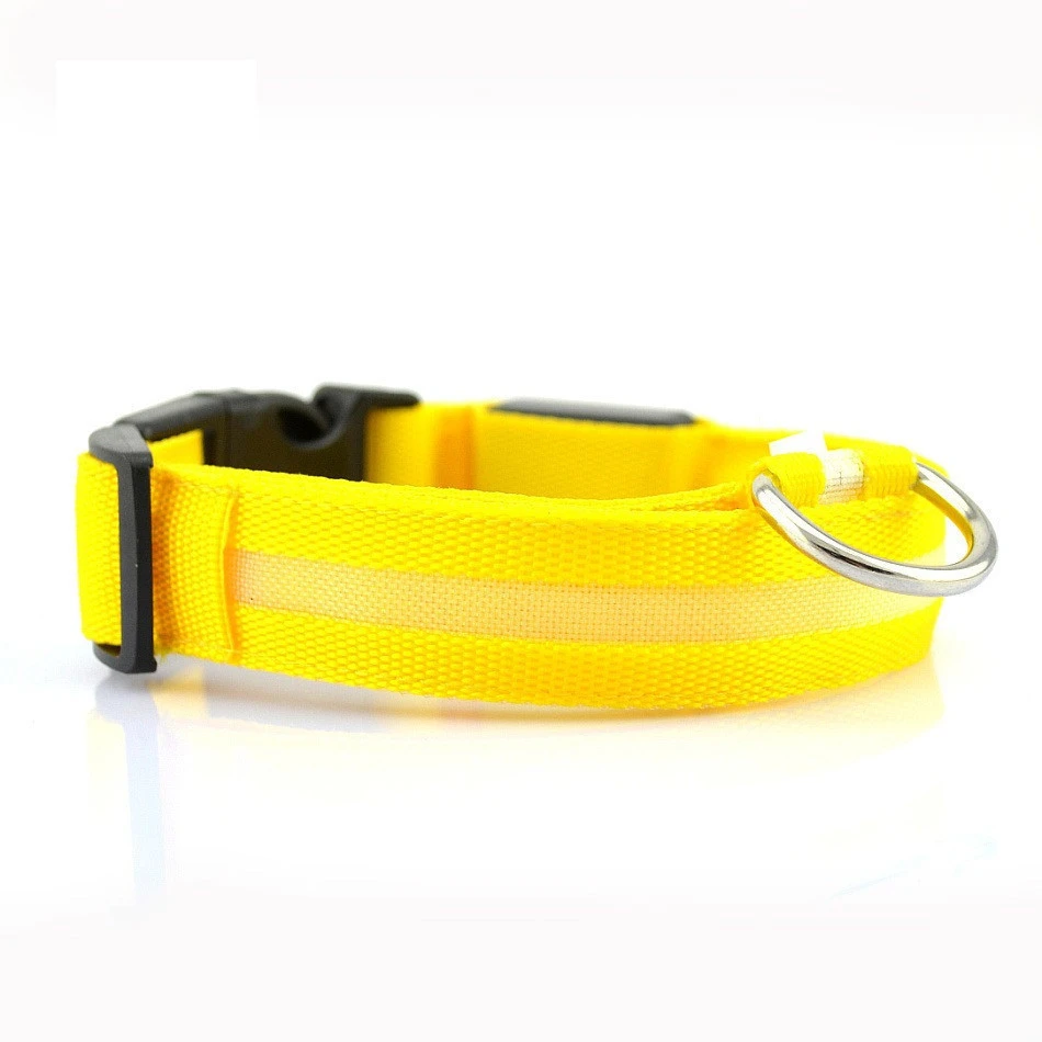 high quality durable reflective pet collar decorative rechargeable dog accessories led pet collar