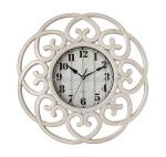 High quality fashionable big round plastic quartz wall clock