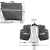 Import High quality large pockets and reflective trim bike bag bicycle panniers with adjustable hooks from China