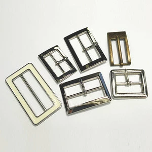 High quality metal pin rolling square belt buckles