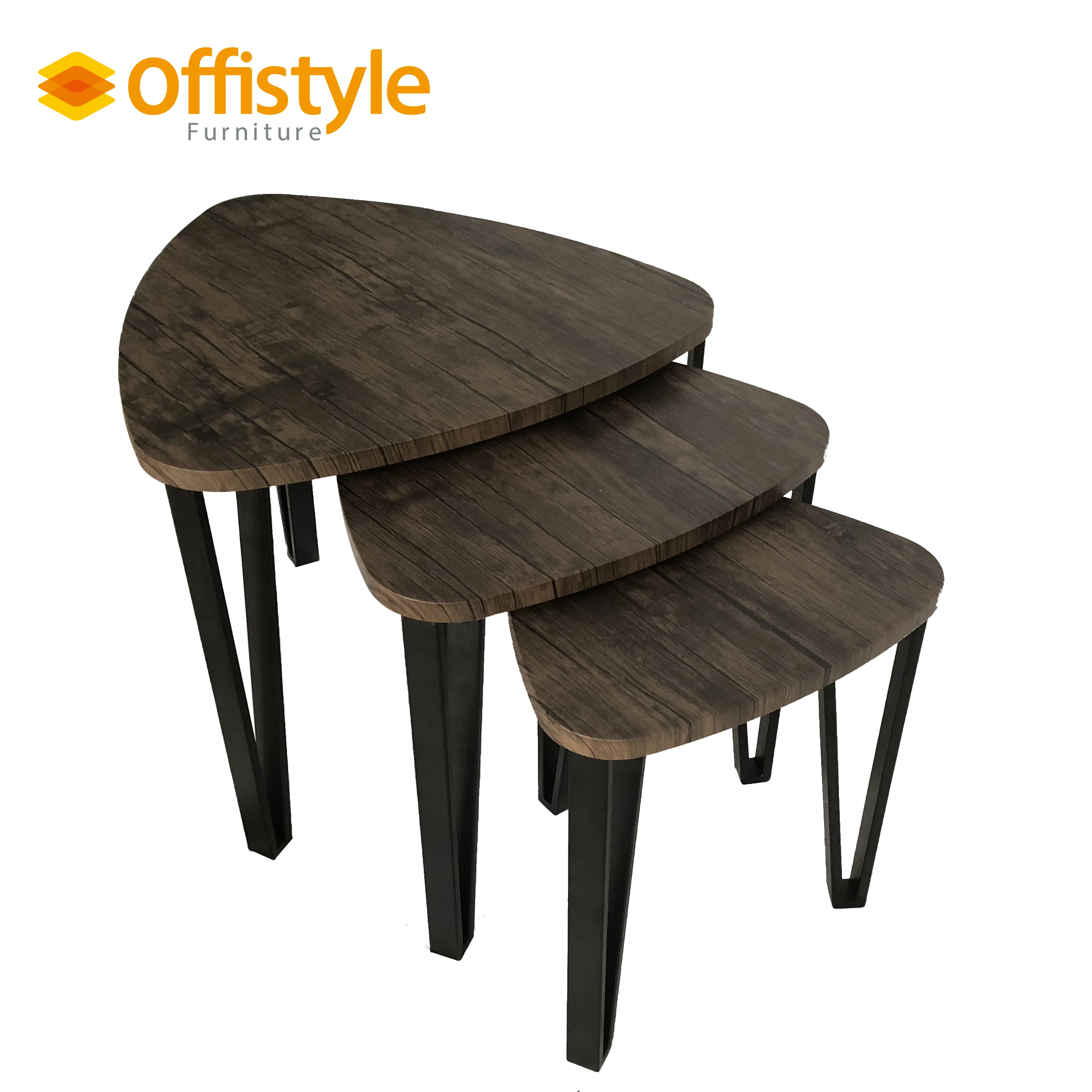High quality modern three-piece coffee table set coffee table used living room wood coffee table