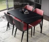 High Quality Nordic Metal Frame Rock Plate Dinning Table For Living Room Rock Plate Table