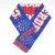 Import High quality promotional customer design wholesale acrylic knitted soccer fan football scarf from China