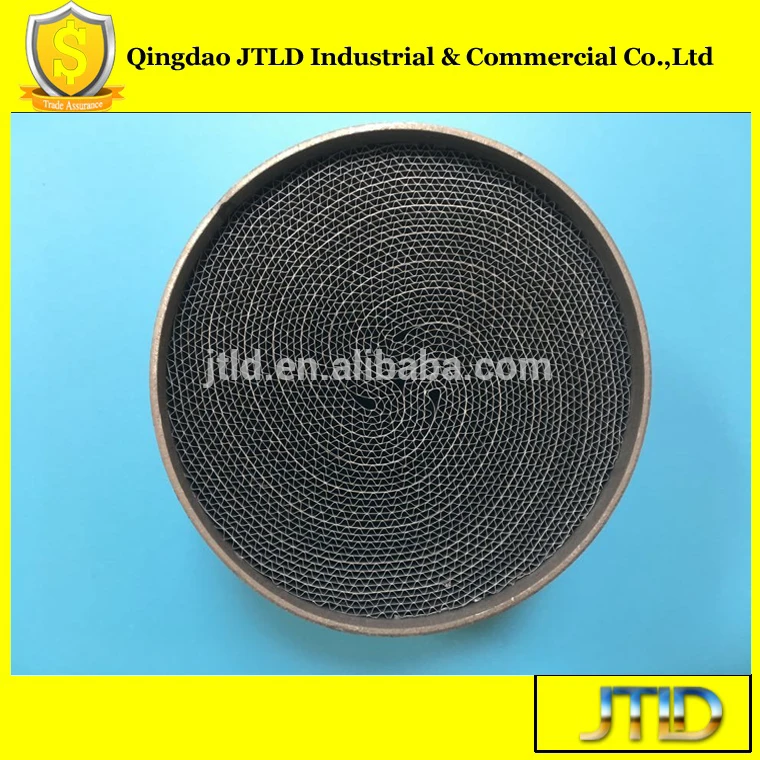 high quality three way catalyst with metallic substrate/carrier for petrol car
